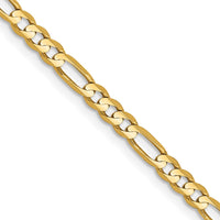 Load image into Gallery viewer, 14k 3mm Concave Open Figaro Chain
