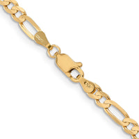 Load image into Gallery viewer, 14k 4mm Concave Open Figaro Chain
