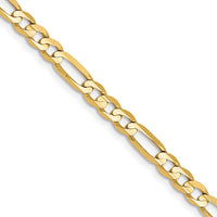 Load image into Gallery viewer, 14k 4mm Concave Open Figaro Chain

