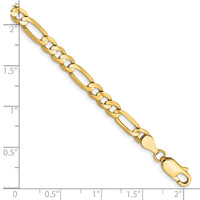 Load image into Gallery viewer, 14k 4.5mm Concave Open Figaro Chain
