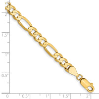 Load image into Gallery viewer, 14k 5.5mm Concave Open Figaro Chain

