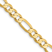 Load image into Gallery viewer, 14k 5.5mm Concave Open Figaro Chain
