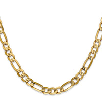 Load image into Gallery viewer, 14k 6mm Concave Open Figaro Chain

