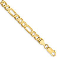 Load image into Gallery viewer, 14k 6mm Concave Open Figaro Chain
