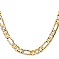 Load image into Gallery viewer, 14k 6.75mm Concave Open Figaro Chain
