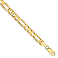 Load image into Gallery viewer, 14k 6.75mm Concave Open Figaro Chain
