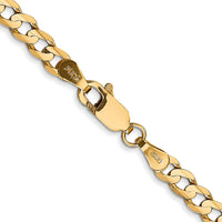 Load image into Gallery viewer, 14k 3.8mm Open Concave Curb Chain
