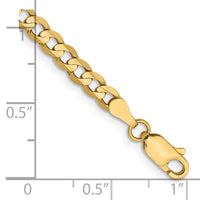 Load image into Gallery viewer, 14k 3.8mm Open Concave Curb Chain
