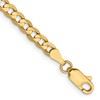 14k 3.8mm Open Concave Curb Chain