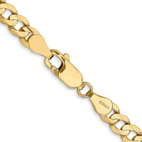 Load image into Gallery viewer, 14k 4.5mm Open Concave Curb Chain
