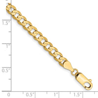 Load image into Gallery viewer, 14k 4.5mm Open Concave Curb Chain
