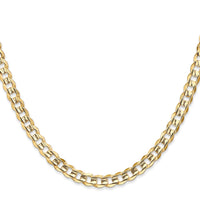 Load image into Gallery viewer, 14k 5.25mm Open Concave Curb Chain

