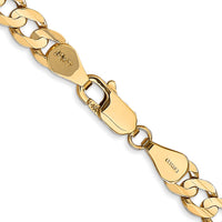 Load image into Gallery viewer, 14k 5.25mm Open Concave Curb Chain
