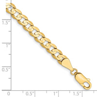 Load image into Gallery viewer, 14k 5.25mm Open Concave Curb Chain
