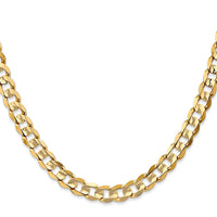 Load image into Gallery viewer, 14k 6.75mm Open Concave Curb Chain
