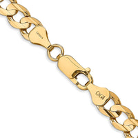 Load image into Gallery viewer, 14k 6.75mm Open Concave Curb Chain
