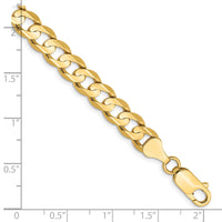Load image into Gallery viewer, 14k 6.75mm Open Concave Curb Chain
