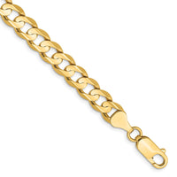 Load image into Gallery viewer, 14k 6.75mm Open Concave Curb Chain
