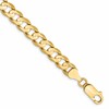 14k 6.75mm Open Concave Curb Chain
