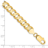 Load image into Gallery viewer, 14k 7.5mm Open Concave Curb Chain
