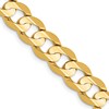 14k 7.5mm Open Concave Curb Chain