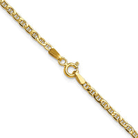 Load image into Gallery viewer, 14k 2.4mm Semi-Solid Anchor Chain
