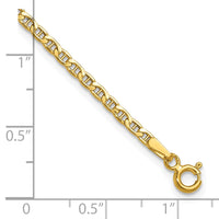 Load image into Gallery viewer, 14k 2.4mm Semi-Solid Anchor Chain
