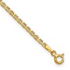 14k 2.4mm Semi-Solid Anchor Chain