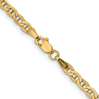 Load image into Gallery viewer, 14k 3.2mm Semi-Solid Anchor Chain
