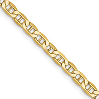 Load image into Gallery viewer, 14k 3.2mm Semi-Solid Anchor Chain
