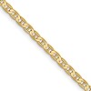 14k 2.4mm Concave Anchor Chain