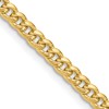 14k 3.5mm Solid Miami Cuban Chain