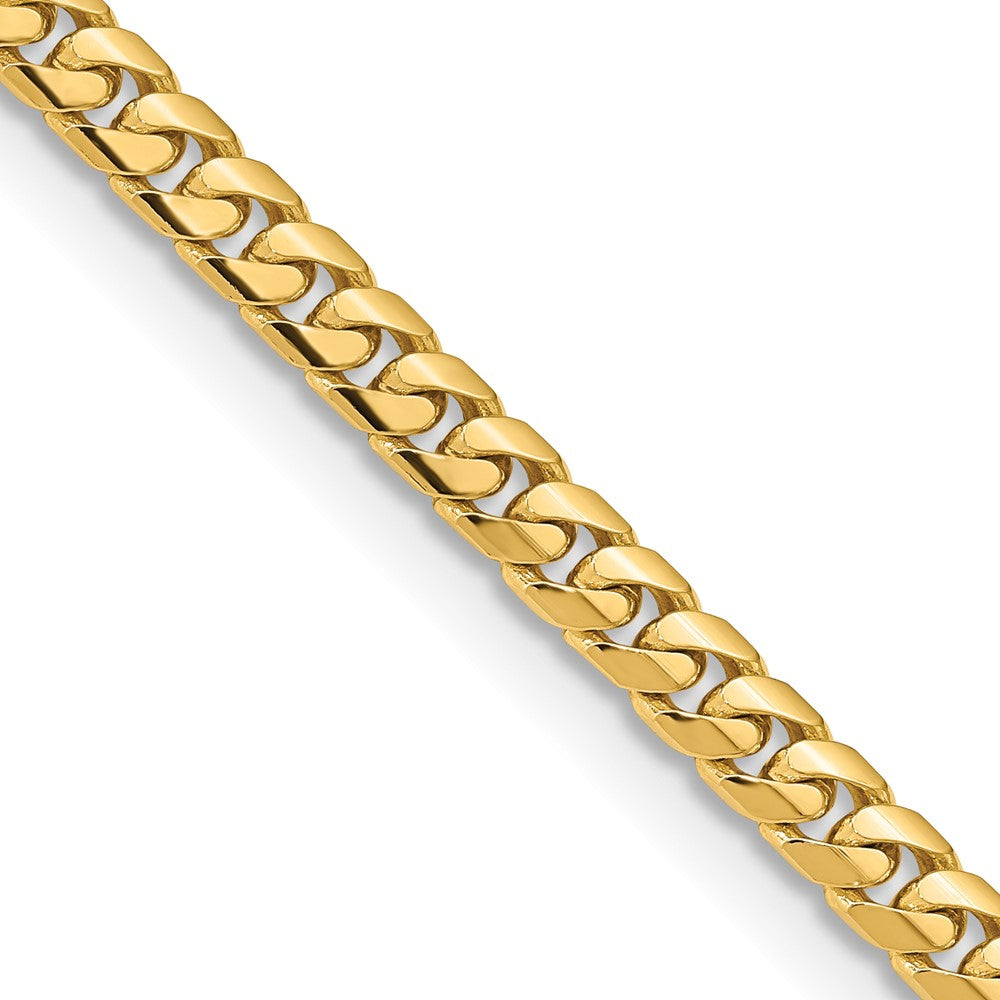 14k 5.5mm Solid Miami Cuban Chain