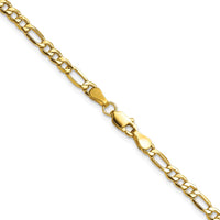 Load image into Gallery viewer, 14k 3.5mm Semi-Solid Figaro Chain
