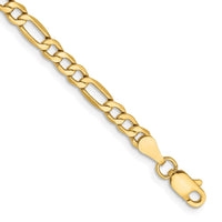 Load image into Gallery viewer, 14k 3.5mm Semi-Solid Figaro Chain
