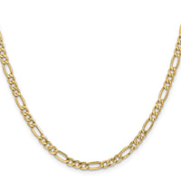 Load image into Gallery viewer, 14k 4.2mm Semi-Solid Figaro Chain
