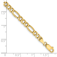 Load image into Gallery viewer, 14k 4.2mm Semi-Solid Figaro Chain
