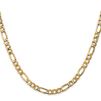 Load image into Gallery viewer, 14k 5.75mm Semi-Solid Figaro Chain
