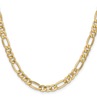 Load image into Gallery viewer, 14k 6.25mm Semi-Solid Figaro Chain
