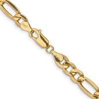 Load image into Gallery viewer, 14k 6.25mm Semi-Solid Figaro Chain
