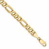 14k 6.25mm Semi-Solid Figaro Chain