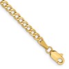 14k 2.85mm Semi-Solid Curb Chain