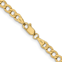 Load image into Gallery viewer, 14k 4.3mm Semi-Solid Curb Chain
