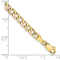 Load image into Gallery viewer, 14k 4.3mm Semi-Solid Curb Chain
