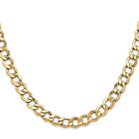 Load image into Gallery viewer, 14k 6.5mm Semi-Solid Curb Chain
