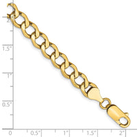 Load image into Gallery viewer, 14k 6.5mm Semi-Solid Curb Chain
