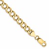 14k 6.5mm Semi-Solid Curb Chain