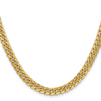 Load image into Gallery viewer, 14k 6mm Semi-Solid Miami Cuban Chain

