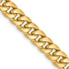 14k 6.75mm Semi-Solid Miami Cuban Chain