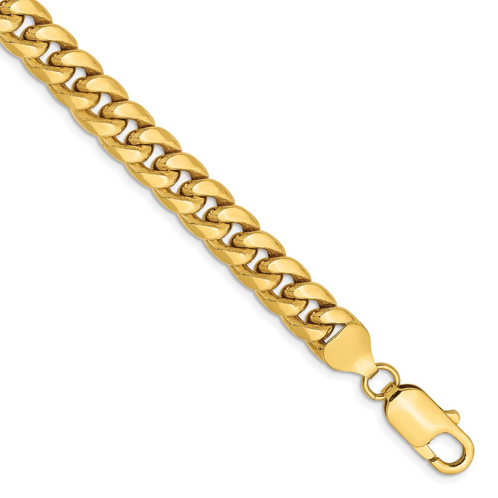 14k 7.3mm Semi-Solid Miami Cuban Chain